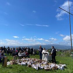 Weihfeuer und Speisensegnung, Pfarre Hitzendorf