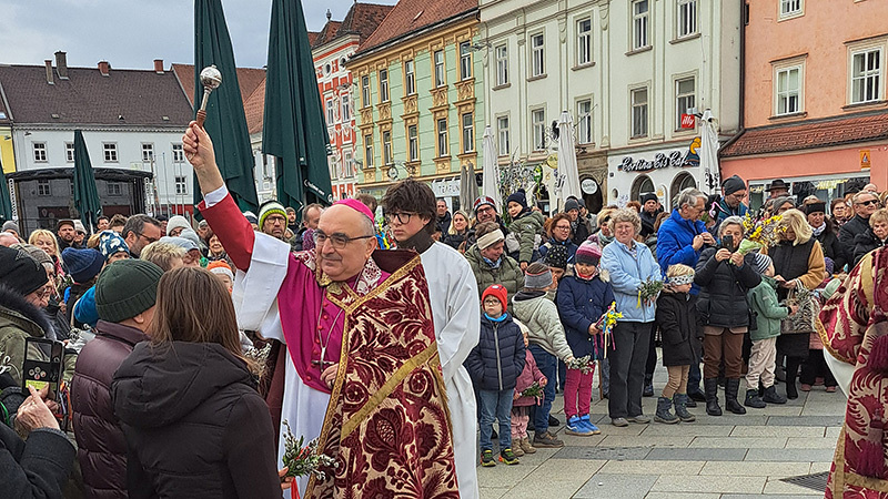 Palmsonntag in Leoben / Pfarre Leoben-St.Xaver