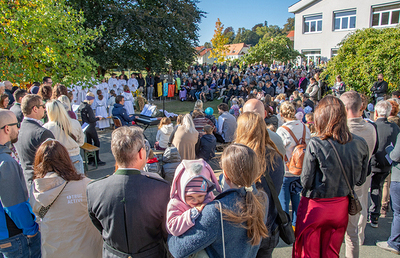Ein wunderschönes Erntedankfest- 50 Jahre Pfarrkindergarten