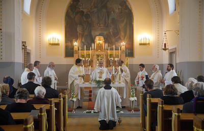 Bischof Wilhelm Krautwaschl feierte den Festgottesdienst.