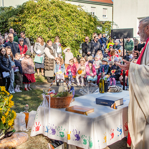 Ein wunderschönes Erntedankfest- 50 Jahre Pfarrkindergarten