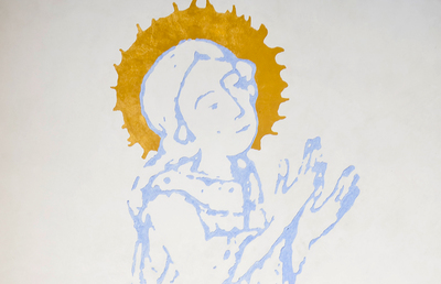 Mariendarstellung in der Kirche des Grazer Augustinum