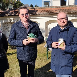 Am Foto, Gerda Kothgasser, Pfarrer Christian Grabner und Diakon Heinz K. Hödl. 
