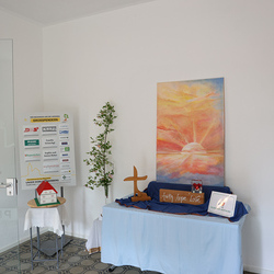 Festmesse und Segnung des neu renovierten Pfarrhofes in Dobl mit Weihbischof Johannes Freitag.