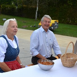 Empfang durch Margret Hofmann und Siegfried Fassolter