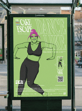 Von 1. - 14.12. 2022 sorgen Plakate im AR-Modus in Graz für Aufsehen.