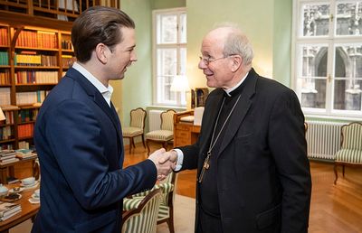 Archivbild: Bundeskanzler Sebastian Kurz und Kardinal Christoph Schönborn