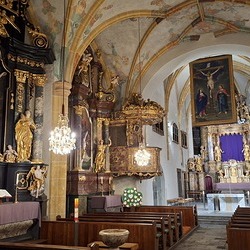 Fastentuch in der Pfarrkirche Trofaiach