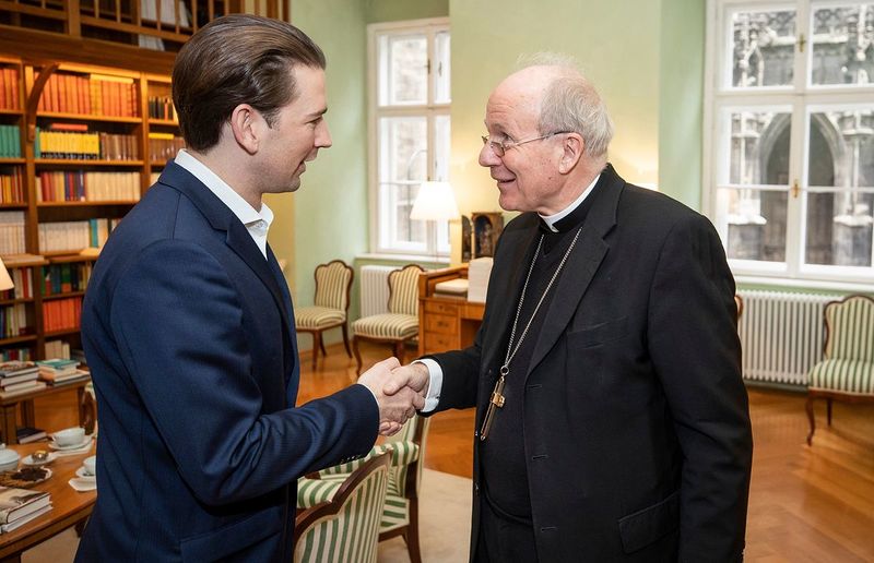 Archivbild: Bundeskanzler Sebastian Kurz und Kardinal Christoph Schönborn