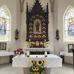 Vielen Dank an Eva Holzmüller für den schönen Kirchenschmuck