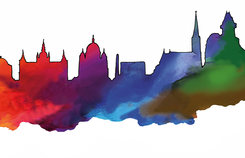 Bunte Vielfalt - Graz ist Stadt der Menschenrechte, Stadt der religiösen Vielfalt und Ort des Zusammenlebens vieler unterschiedlicher Kulturen.