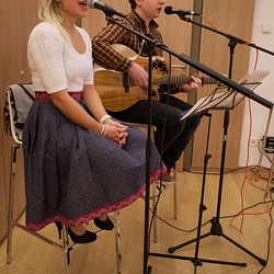 unsere Musiker: Anna und Raphi