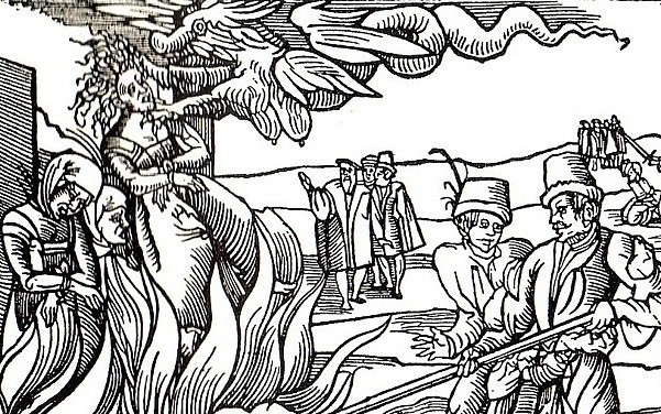 Illustration Hexenverfolgung