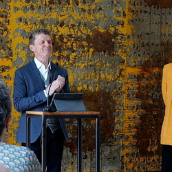 Eroeffnung der Ausstellung 'Wilhelm Scheruebl: GEHEN und VERGEHEN' im KULTUMUSEUM in Graz, 29. 4. 2023 Kurator: Johannes Rauchenberger Foto: KULTUM/Adnan Babahmetovic