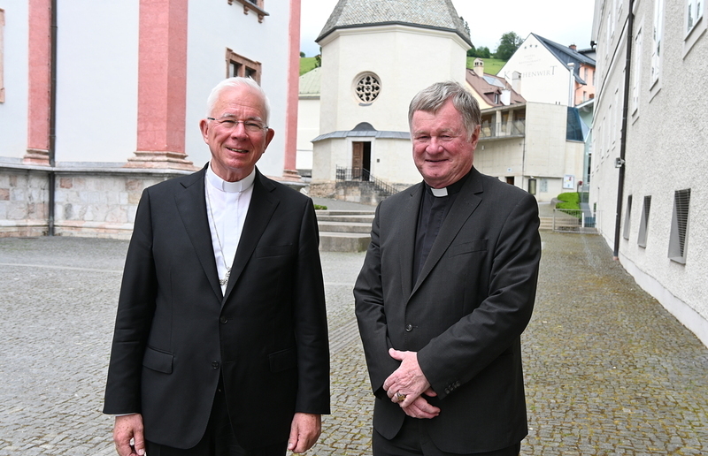 Erzbischof Franz Lackner und Bischof Manfred Scheuer wurden wieder zu Vorsitzenden der Bischofskonferenz gewählt. / Kathpress, Paul Wuthe