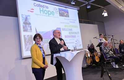 Diözesanbischof Wilhelm Krautwaschl beteiligte sich an der Tagung von Together4Europe in Seggau.