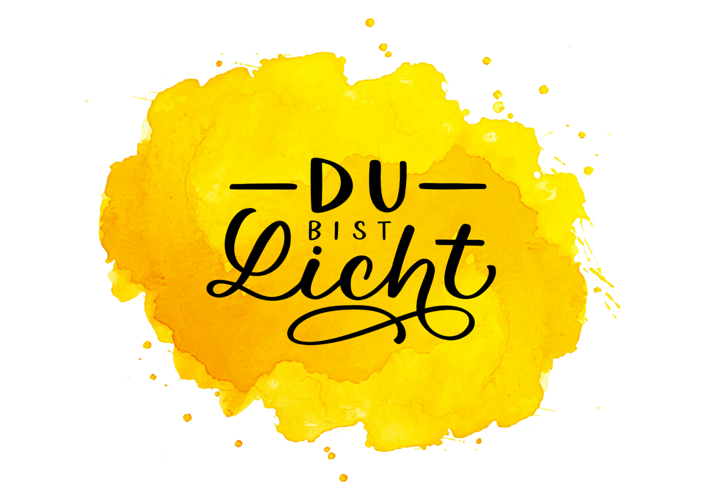 Das 'Du bist Licht'-Logo wird Ihnen in den kommenden Wochen immer wieder begegnen.