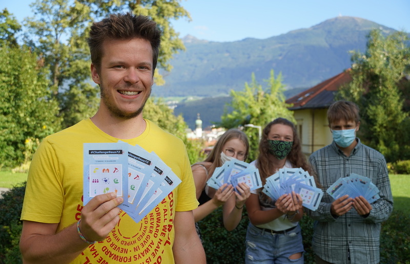 Dort helfen, wo Hilfe gebraucht wird, ist das Ziel der Aktion #Challenge9aus72