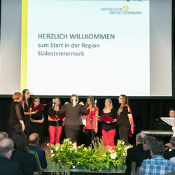 Ab 1. September ist die Katholische Kirche Steiermark in acht Regionen aufgeteilt, die mit Startveranstaltungen (hier in der Südoststeiermark) ihren Auftakt feiern.
