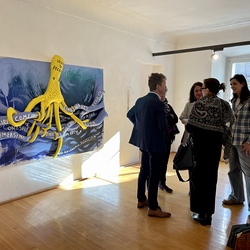 Zenita Komad_Ausstellungseröffnung_3.2.2024. Foto: KULTUM/A. Hopper