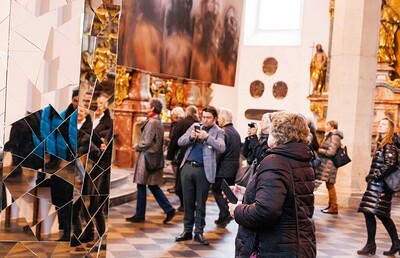 Besichtigung der Grazer Andräkirche im Zuge der Citypastoraltagung.