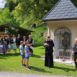 Auerkapelle ist dem Hl. Josef geweiht und wurde 2012 von der Familie Auer renoviert.