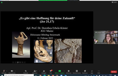 Professorin Dorothea Erbele-Küster stellte biblische Zugänge zum Verständnis von Hoffnung und Zukunft vor.