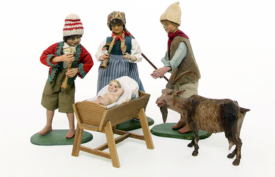 Auf Besucherinnen und Besucher vor Ort müssen die Krippenfiguren heuer etwas länger warten.