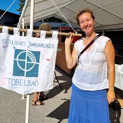 Unsere JUNGSCHAR beim Pfarrfest