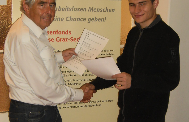 Johannes Labner, Vorsitzender der KAB Österreich beim Projekt PatInnen unterstützen arbeitssuchende Jugendliche / Arbeitslosenfonds der Diözese Graz-Seckau