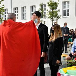 Firmung unter freiem Himmel, 2020