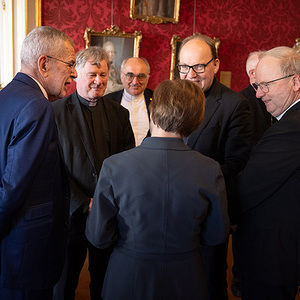 Begegnung mit dem Bundespräsidenten