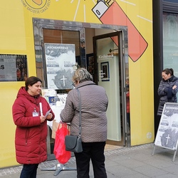 Aschenkreuz in der Grazer Herrengasse