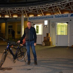 Franz Karner ist mit dem Fahrrad unterwegs!