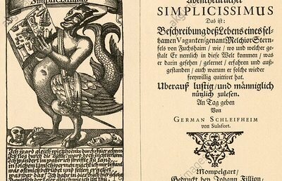 „Dein Leben ist kein Leben gewesen, sondern ein Tod“, so lässt Grimmelshausen seinen „seltsamen Vaganten“ Simplicius Simplicissimus zur Zeit des Dreißigjährigen Kriegs sprechen.