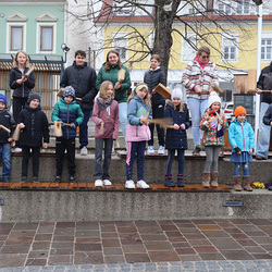 Friedberger Minis beim Ratschen