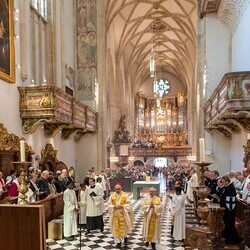Fronleichnam in Graz 2025 mit Bischof Wilhelm Krautwaschl