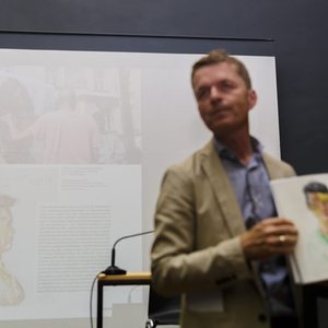 'Auf der Flucht': Vortrag von UProf. Peter Strasser und Vorstellung des gleichnamigen Themenheftes, gestaltet von Johannes Rauchenberger und Alois Kölbl, 20. Sept. 2016'