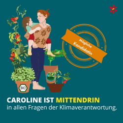 Caroline könnte sich eine Mitarbeit im PGR vorstellen, wenn ihre ökologischen Anliegen einen Platz haben und mitgetragen werden.