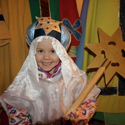 Mit dabei war auch die jüngste Sternsingerin aus der Pfarre St. Josef in der Weststeiermark.