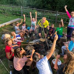 Die Kinder aus Bad Gams fühlten sich in Hirschegg wohl