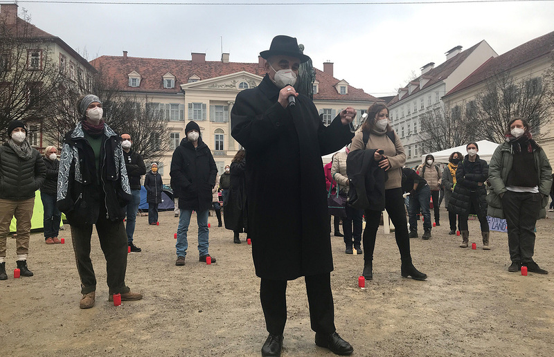 Bischof Wilhelm bedankt sich bei jenen, die sich gegen Unmenschlichkeit stark machen.
