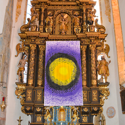 Fastentuch in der Stadtpfarrkirche Murau