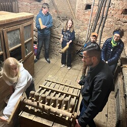 Ratschen am Kirchturm Graz-St. Peter