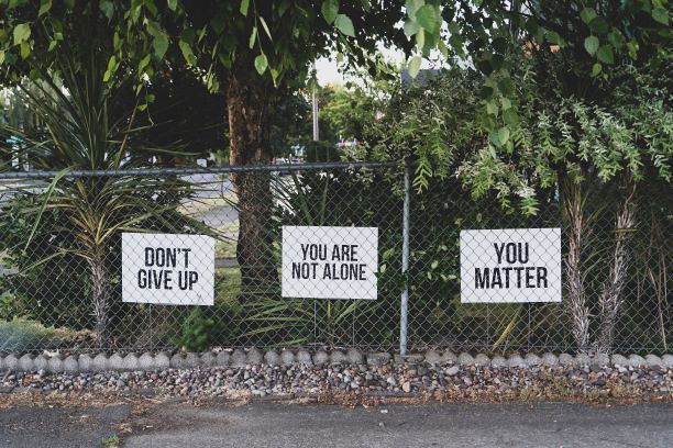 Dont give up - you are not alone - you matter