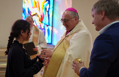 Nach mehreren Monaten Vorbereitung feierten 14 Katechumenen ihre Taufzulassung.